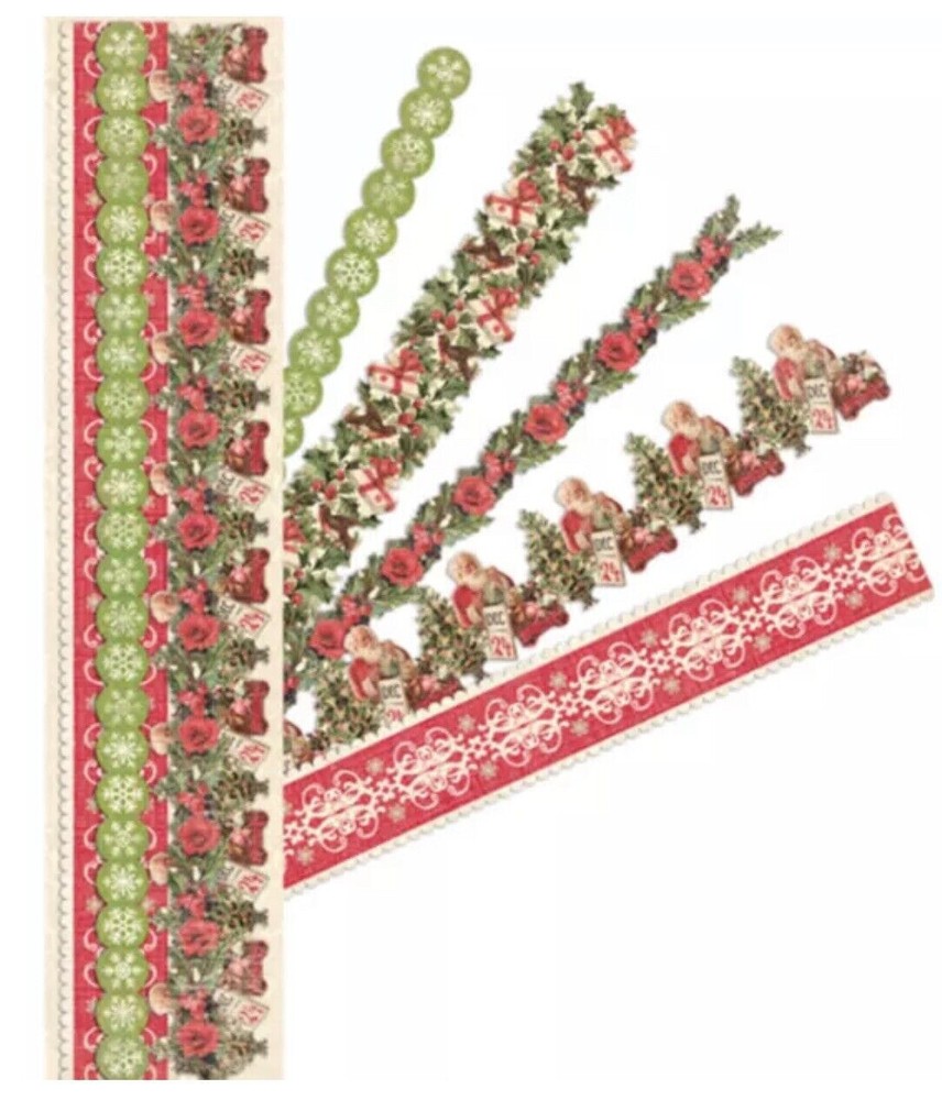 K&Company Brenda Walton Yuletide Adhesive Borders 20 Pc
