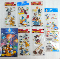 Disney Stickers Jolee’s Boutique Mickey Mouse Collage Vintage NOS Lot of 7 Pkgs