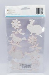 Martha Stewart Felt Applique Stickers Lot of 5- BABY Numbers, Sheep, Nursery NEW