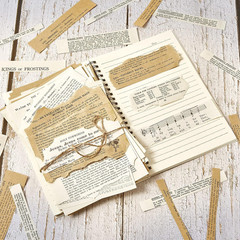 114 Pieces 2 Sets Junk Journal Pages Vintage Ephemera Pack Craft Paper Junk Jour