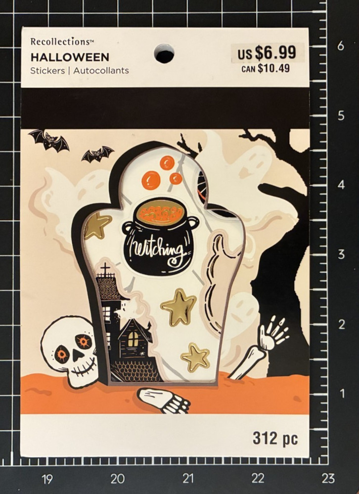Recollections HALLOWEEN Sticker Books WITCHING HOUR Item #556930 OR #556929