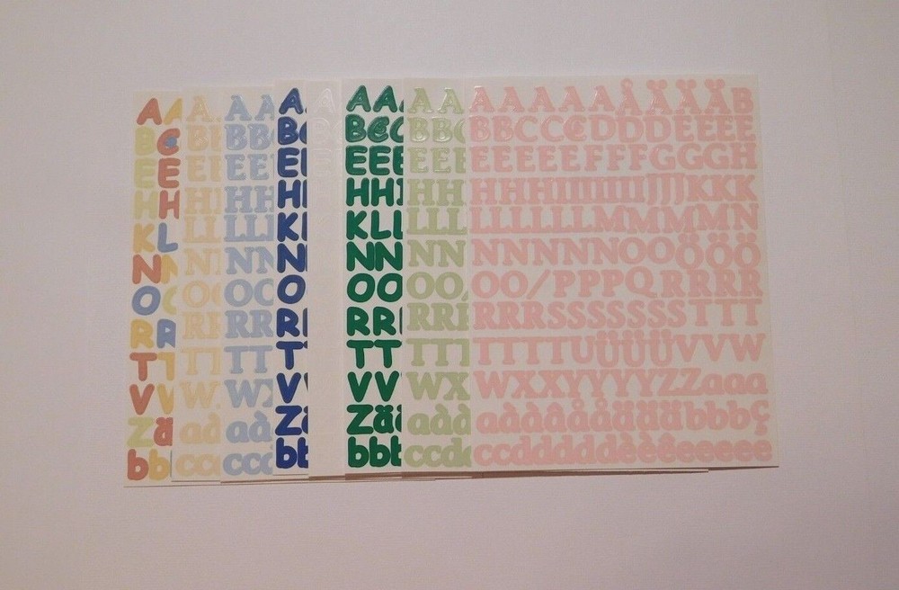 Creative Memories Stickers Sheets ~ABC 123 Alphabet~ You Choose~ Brand New