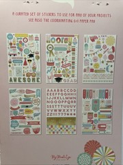 My Minds Eye Party Yay Stickers 6 sheets w/ Gold Foil Accents