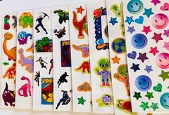 400 Stickers Mxd Themes Hello Kitty Sanrio Friends Care Bears Rainbow Stars Dino
