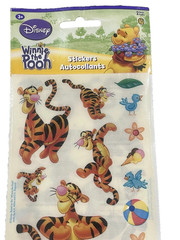SandyLion Stickers Disney Winnie The Pooh /Tigger 2 Sheets-new & 2 ATC cards