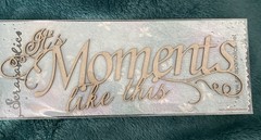 Lot of (5) Chipboard Accents by Scrapaholics, Quotes, Nature, Steampunk- New
