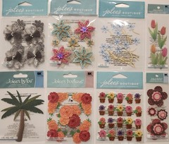 JOLEE’S BOUTIQUE STICKO Lot Of 20 Scrapbooking Stickers FLOWERS GARDEN PLANTS