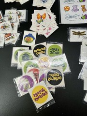 Kids Temporary Tattoos Lot Halloween Bugs Butterflies Teachers Lot 250pcs VTG