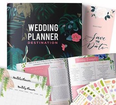 Destination Wedding Planner Step By Step Journal Stickers Photos Bridal Gift