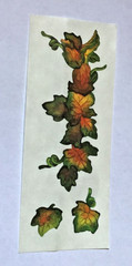 🔥VINTAGE Creative Memories Stickers AUTUMN FALL HARVEST GRAPE VINE LEAVES NOS