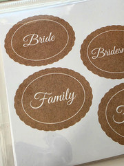 CELEBRATE IT OCCASIONS Labels, BRIDAL PARTY – 24ct.