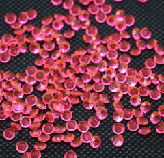2000 Pink Acrylic 4mm Diamond Confetti Wedding Deco Supplies Table Scatter