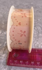 VINTAGE HALLMARK PINK BOARDERS STICKER ROLL NEW SEALED