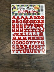 7 Alphabitties Repositionable Acid Free Alphabet Numbers Punctuation Stickers