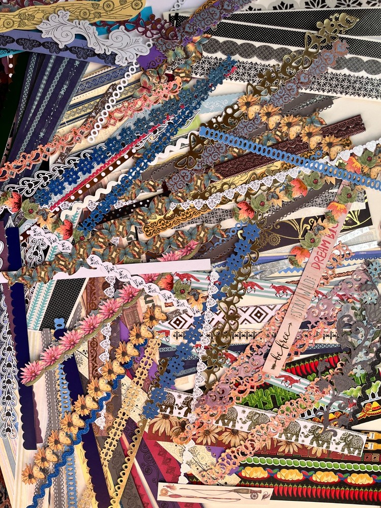 Scrapbooking Borders Cardmaking Art Junk Journal over 150 borders HUGE LOT