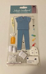 Jolee Boutique Nurse Stickers, 3D, Great for Scrapbooking