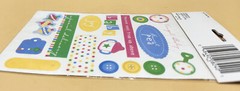 Keepsake Essentials Stickers BABY BOY Angel Sweet Pea 2-Sheets Scrapbook, NEW