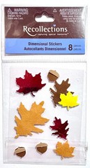 Fall Leaves Stickers Scrapbooking Journal Card Making Craft Recollections