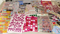 LOT of tons Boutique Scrapbook Stickers SET from Michaels EUC/NEW