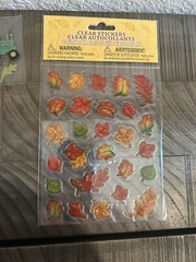 Fall Autumn Harvest Theme Scrapbooking Mixed Lot Stickers Jolee’s + More