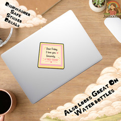 A tired teacher misses Friday, Teacher Sticker, Teacher Gift, Cute Teacher Decal