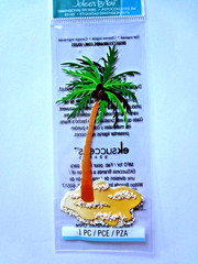 Coconut Palm Trees Tropical Jolee’s 3D Sticker HTF RETIRED