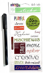 Creative Playful Sticko Stickers Scrapbooking Card Journal Planner