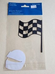 Racing Flag Helmet + Laser Cut New – Little Extras Scrapbooking – Retired #19