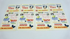 4 SandyLion Disney Phrase Sheet Theme Park DSCB43 Stickers