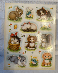 Vintage Rare 80’s Sticker sheets