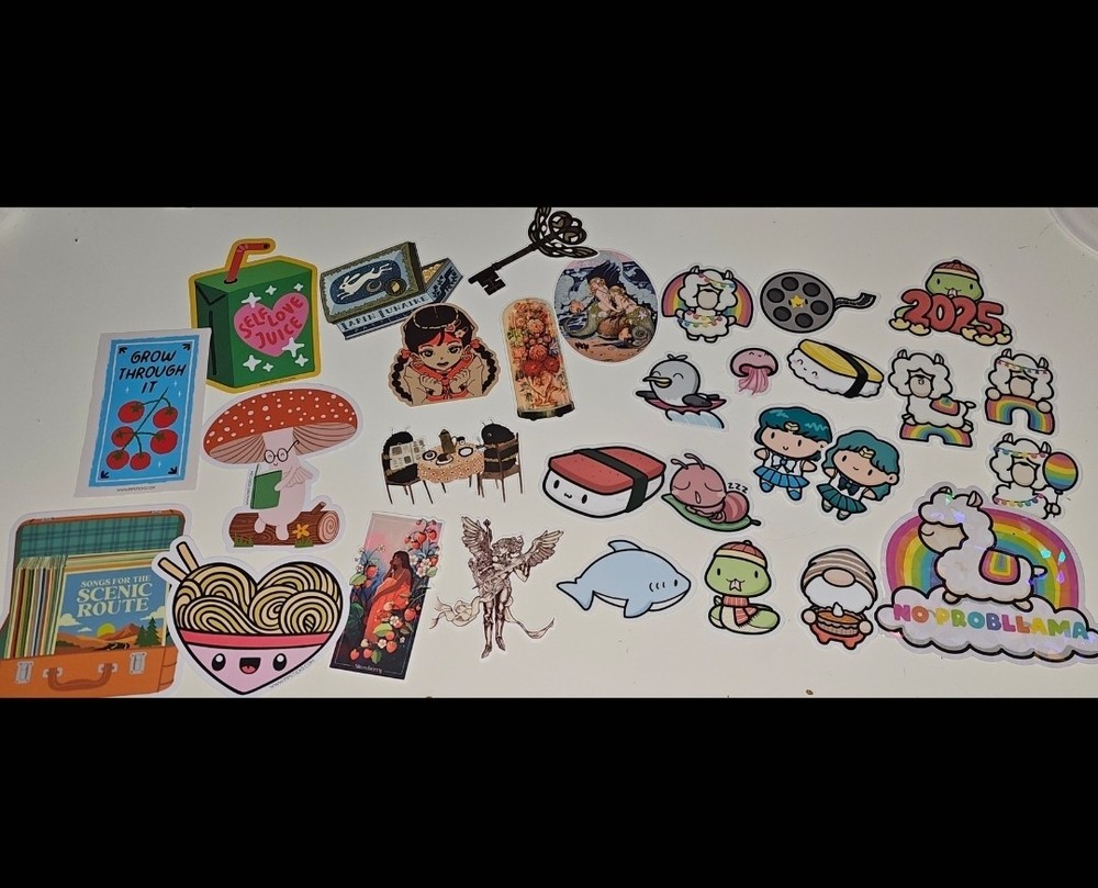 Lot of 30 *Hubman & Chubgirl* *Stickii* *Pipsticks* Die Cut Stickers