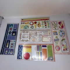 NIP Creative Memories Lot 8 Pastel 12X12 Paper 2 Editions 5 Jumbo Great Lengths