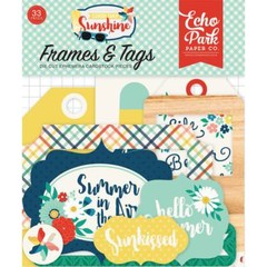 Crafts Die Cuts Good Day Sunshine Frames Tags Fun Sun Summer Chill Popsicle BBQ