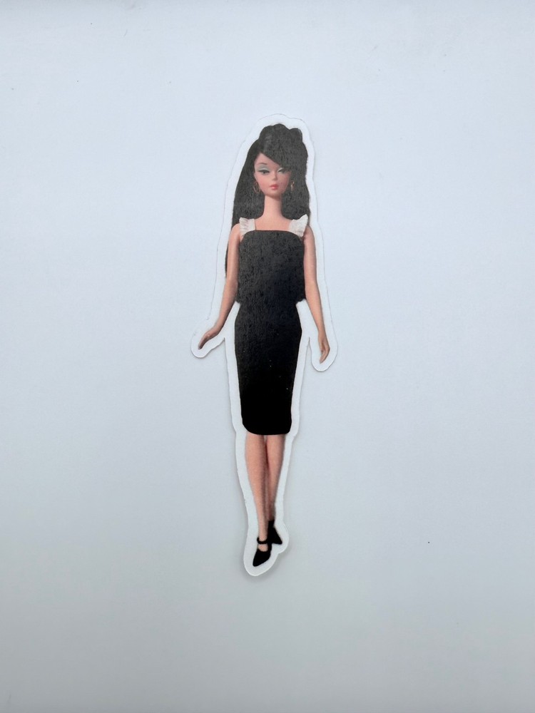 Brand New Fashion Model Collection Silkstone Barbie Doll 1″ by 4″ Sticker