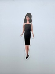 Brand New Fashion Model Collection Silkstone Barbie Doll 1″ by 4″ Sticker