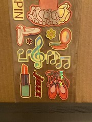 American Traditional Design Shimmer & Shine Stickers *Sporty Girl Dance* ST-1367