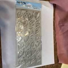 Junk Journal/Scrapbooking Lot of 9 stickers, velum, crystals, words