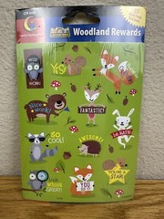 55 Stickers – Woodland Animals – Incentive Student Reward – 1 Sealed Pack