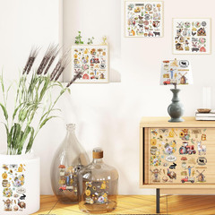 Rub on Transfers for Crafts Furniture Stickers: 12 Pcs Farmland Animal Rub on Tr