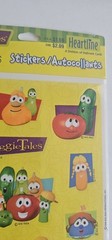 VTG Sealed Pack Veggie Tales Hallmark Sticker Sheets 4 Sheets 1 pack Made USA