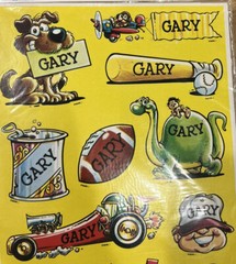 Vtg 1983 JUANA Celebrity Stickers Sealed Mark I Name Stickers LOT OF 2 SETS