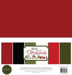 HELLO CHRISTMAS MEGA BUNDLE Carta Bella collection, stickers, chipboard accents
