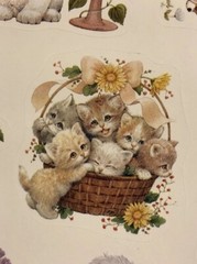 Ruth Morehead Dog Cat Stickers by Current ~ 4 Large Sheets Scrapbooking Crafts