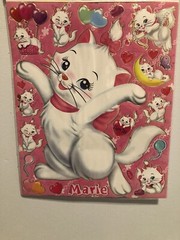 Disney Marie Cat Large Sticker Sheet 2 Sheets