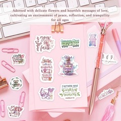 300pcs SLAPAFLIFE Inspirational Christian Stickers – Bible Verse Designs for Jou