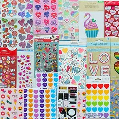 29+ Sticker Pack, Preppy DIY Cards GIRL Princess Journal Fun Kids