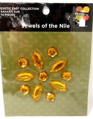 Imaginisce Lot of 7 packs Rhinestone Gem Embellishments Exotic East 70 pcs