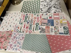 Scrapbook Paper 8 Lbs Over 180 12″ x 12″ Sheets Magnolia Jane, Stampin Up