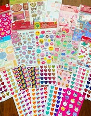 Themed Valentine’s Love Lot, 581 Stickers School Party Cards Kids Teens Teachers