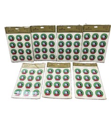 NEW VTG 1958 Peanuts SNOOPY “MERRY CHRISTMAS” Stickers Hallmark Seals 28 Sheets